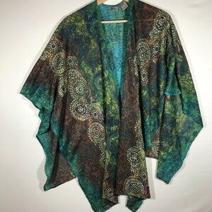 Chico's Women's One Size Multicolor Shawl Wrap